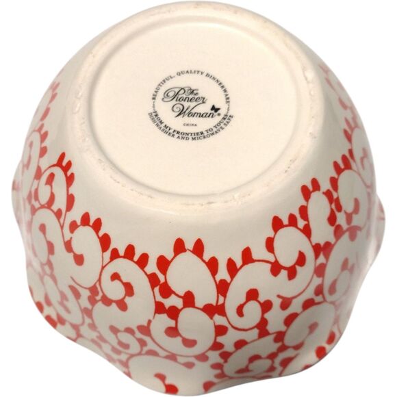 Pioneer Woman Mixing Bowls Set Of 3 Fall Floral Polk Dot Autumn Serving Nesting - Picture 14 of 15